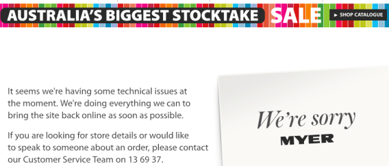 Australia’s ongoing online retail fiasco