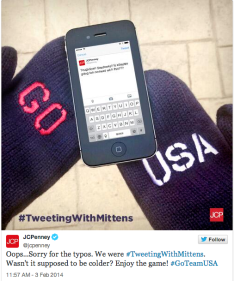 JC Penney mitens