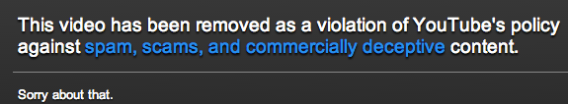 Are Abbott’s promises a scam? YouTube thinks so
