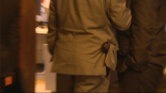 Screenshot of AFP officer from Seven News last night