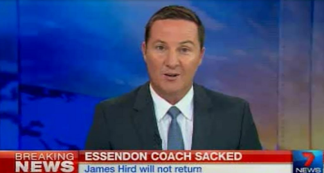 jjames hird sacked essendon