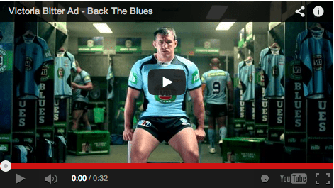 Victoria Bitter celebrate NSW State of Origin sponsorship