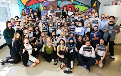 Ogilvy PR in solidarity_#FreeAJStaff