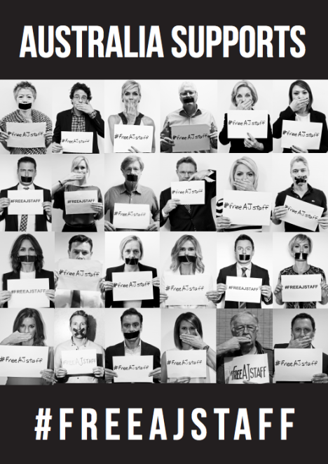 #FreeAJStaff poster