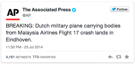 AP Tweet