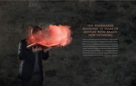 Yalumba Wines print ad