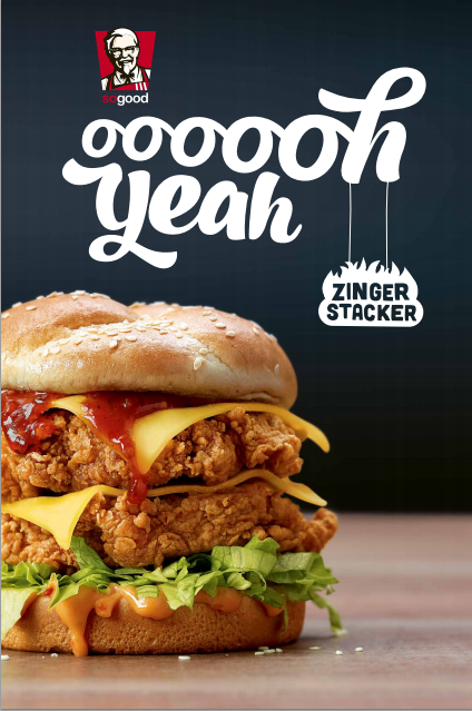 KFC Zinger Stacker outdoor