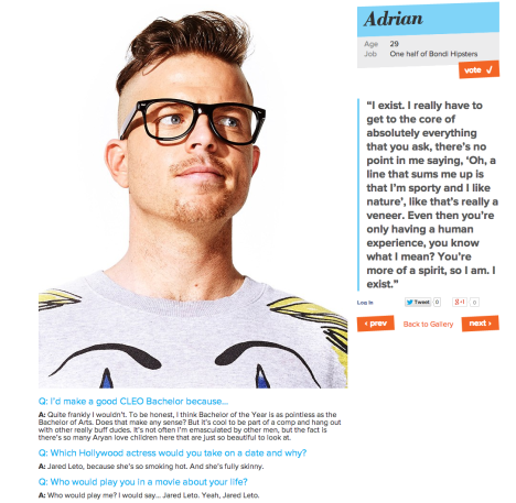 Adrian Bondi Hipster Cleo