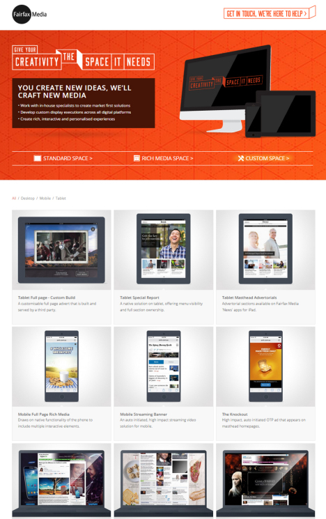 CreativeSpace-Website Screen Shoot
