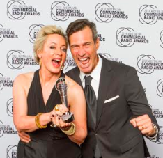 Jonesy and Amanda after winning their ACRA last night