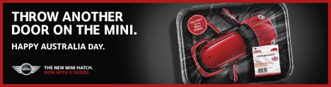 MINI Ogilvy Aus Day OOH
