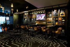 The restaurant is open to staff with clients