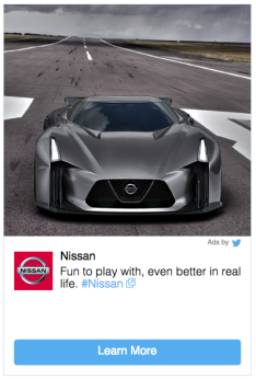What a promoted tweet might look outside of Twitter.