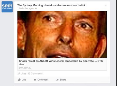 smh facebook abbott shock