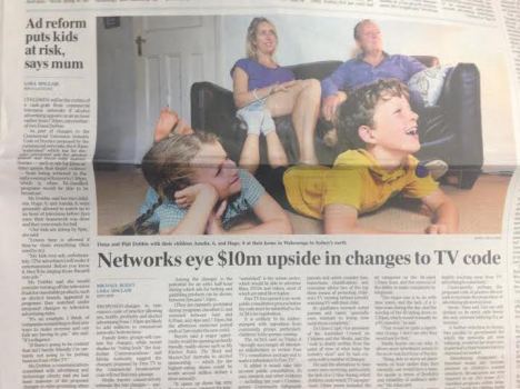 Dana Dobbie's picture ran prominently next to the two articles on the issue