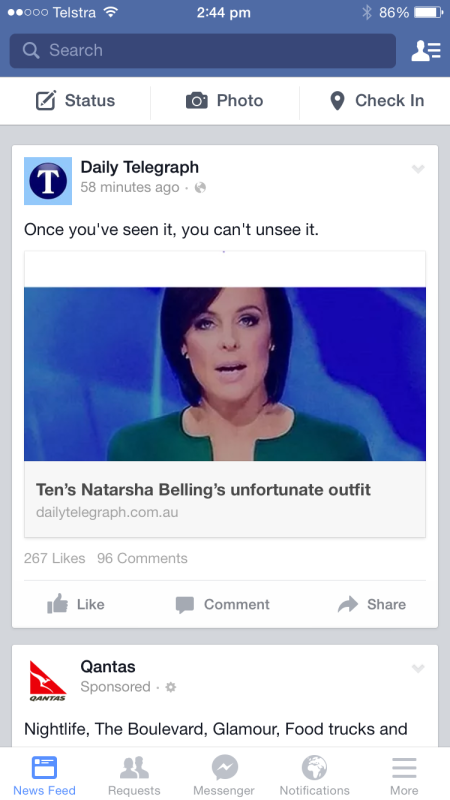 tele facebook belling