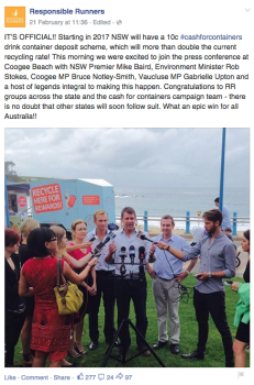 responsible runners and mike baird facebook