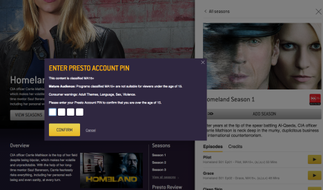 Presto PG pincode 