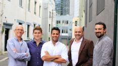 Photo (L-R) – Paul Dunne (Creative Director), Matt Hill (Finance Director), Sabir Samtani (Co-founder), Noel Magnus (Managing Director), David Easton (Co-founder)