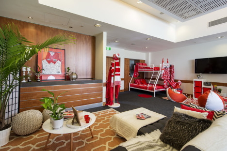 The Airbnb suite at the Sydney Cricket Grounds. 31/3/2015Picture James Horan.