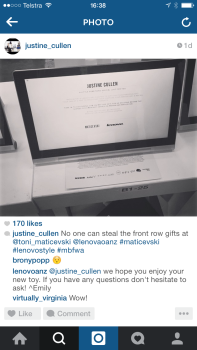 'No one can steal the front row gifts'