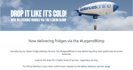Appliances Online April Fools