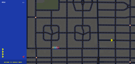 Google maps April Fools