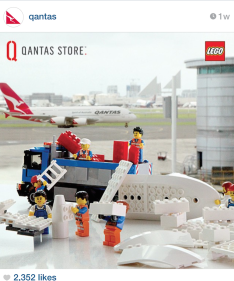 Qantas is active on Instagram and other social platforms