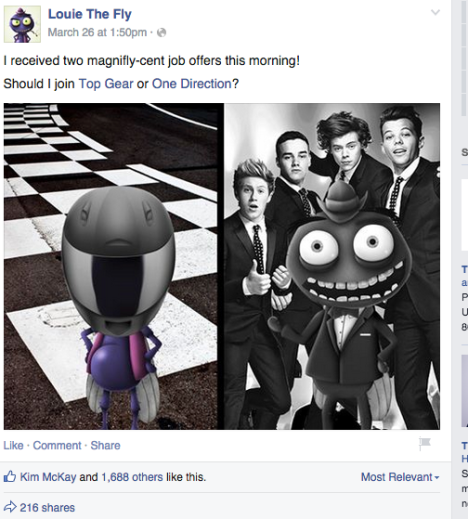 Louie fly top gear one direction