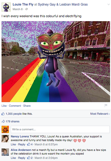 mardi gras louie fly