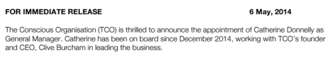 TCO announcement