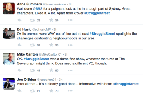 Struggle St reaction twitter