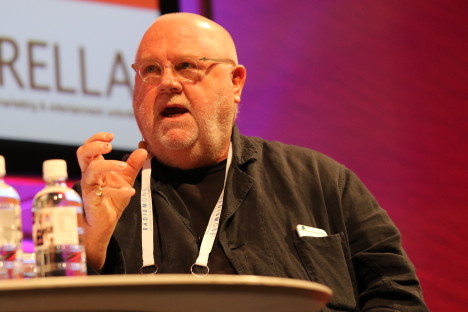Ted Horton speaking at Mumbrella360