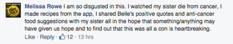 Belle Gibson 60 Minutes reaction
