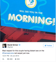 Cannes tweet