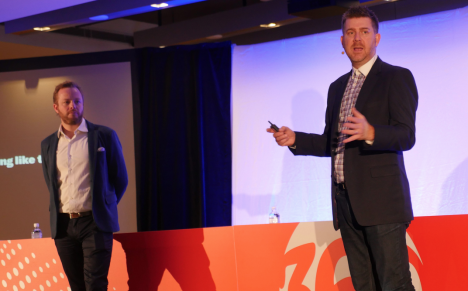 L:R Cummins ECD Jim Ingram, Cummins CEO Chris Jeffares 
