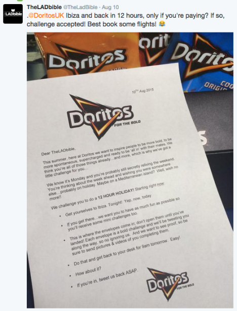 dorritos lad bible