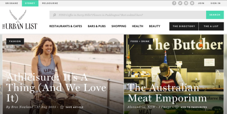 The Urban List