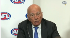 News Corp co-chairman Rupert Murdoch at today's press conference