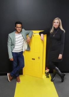 Mandie van der Merwe and Avish Gordhan