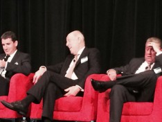 Clarke speaking on the CEO panel at today's Future Forum event