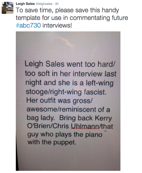 leigh sales tweet interview guide