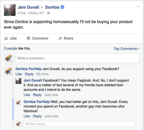 Doritos troll target