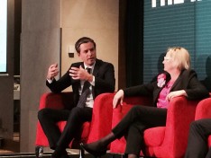 Armstrong speaking at today's Future Forum event