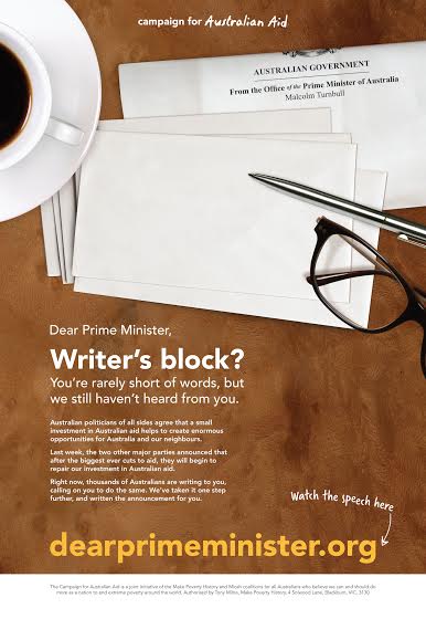 Charity asks Prime Minister if he has ‘Writer’s Block’ after he fails to respond to campaign