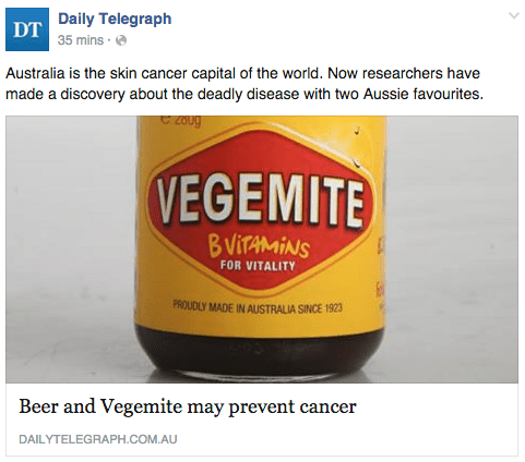 The most Australian health news of all time?