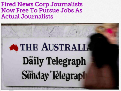 SBS parod news corp piece