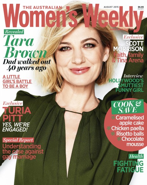 Australian Womens Weekly magazine page layout