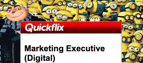 Quickflix seeks marketing minions