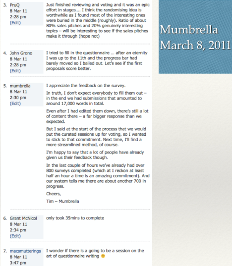 mumbrella360 voting feedback